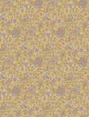 Seamless traditional paisley floral background