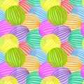 Seamless transparent candy sweets background