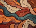 Seamless Tree Bark Wallpaper Pattern Abstract Design with Subtle Autumn Colors