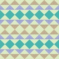 Seamless trendy triangle memphis abstract pattern. Good design for scarf, hijab, and blanket. Royalty Free Stock Photo