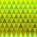 Seamless triangle green and yellow pattern