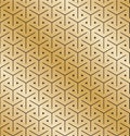 Seamless gold islamic pattern. Intersecting geometric pattern background.