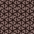 Seamless triangle leaves pattern
