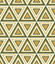 Seamless triangle mesh pattern