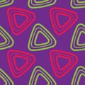 Seamless triangle pattern. Vector background. Geometric abstract texture