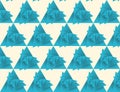 Seamless triangle pattern, whirlwind