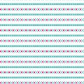 Seamless tribal ethnic pattern Aztec horizontal background Mexican ornamental texture in bright pink orange colors Royalty Free Stock Photo