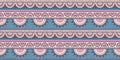 Seamless tribal ethnic pattern with floral and circle style. Hand made Tribal egypt, ethnic, african pattern with seamless style