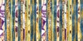 Seamless tribal ethnic stripe grungy border surface pattern design for print Royalty Free Stock Photo