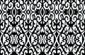 Seamless tribal pattern with ceramic shapes.Traditional, ornamental, ethnic fabric print. - Illustration