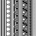 Seamless tribal pattern hand drawn vertical stripes abstract african design