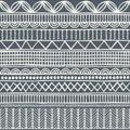 Seamless tribal pattern in the style of a boho. Background African motifs