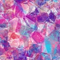 Seamless trigonous polygonal pattern Royalty Free Stock Photo