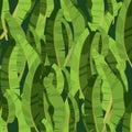 Seamless tropical palm leavesbackground.