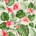 Seamless tropical pattern