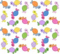 Seamless turtle pattern