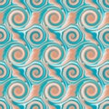 Seamless twirls abstract