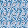 Seamless twirls abstract