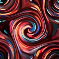 Seamless twirls abstract