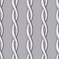 Seamless twisted rope wallpaper pattern