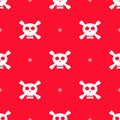 Cartoon skull pattern