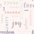 Seamless Type Pattern Meditation Peace