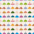 Seamless umbrella pattern