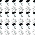 Seamless Unbrella Pattern