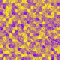 Seamless urban camouflage pattern. The acid pixel pattern in the foreground