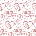 Seamless valentine background