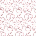 Seamless valentine background