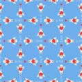 Seamless valentine pattern