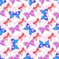 Seamless valentine pattern Royalty Free Stock Photo