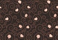 Seamless valentine wallpaper Royalty Free Stock Photo
