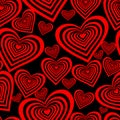 Seamless valentine wallpaper Royalty Free Stock Photo