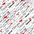 Seamless valentine wallpaper Royalty Free Stock Photo
