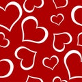 Seamless valentines pattern