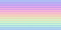Seamless Vaporwave aesthetic psychedelic Y2K futurism horizontal faded pastel rainbow ombre stripes pattern
