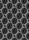 Seamless vector abstract geometric monochromatic modern pattern. Black, white and gray colors.