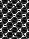 Seamless vector abstract geometric monochromatic modern pattern. Black, white and gray colors.