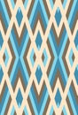 Seamless vector abstract geometric pattern, blue and beige. Textile, fabric, wrapping, packaging