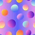 Seamless vector abstract gradient pattern Royalty Free Stock Photo