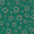 Seamless vector abstract pattern in green color Royalty Free Stock Photo