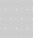 Seamless Vector Abstract Pattern With Hexagonal Shapes Royalty Free Stock Photo