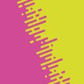 Seamless vector abstract transition of two colors. Rounded lines blended in. Pink and green contrast