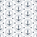 Seamless vector anchor pattern