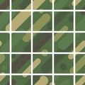 Seamless vector background with camouflage pattern. The military colors. Green-olive range of colors.