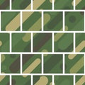 Seamless vector background with camouflage pattern. The military colors. Green-olive range of colors.