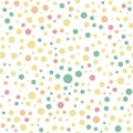 Seamless Vector Background. Pattern With Colored Random Shapes