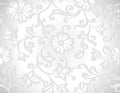 Seamless vector decorative floral wallpaper Royalty Free Stock Photo